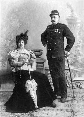 Margaretha e Rudolph Mac Leod nel 1897